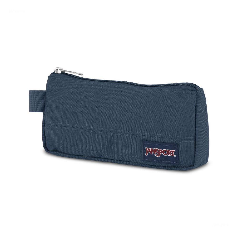 étuis à Crayons JanSport Basic Accessory Pouch Bleu Marine | LKE-47805036